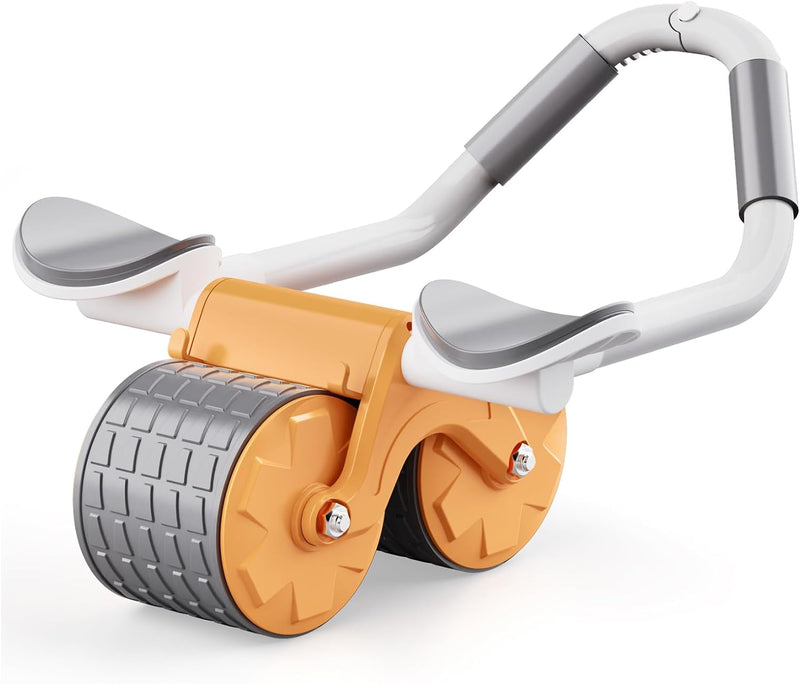 Automatic Return Abdominal Wheel With Elbow Support, Automatic Rebound Ab Roller Wheel With Timer And Kneeling Mat