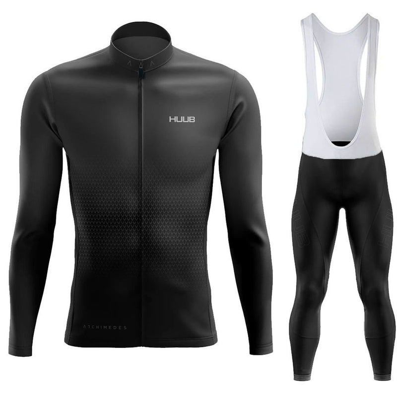 Spring And Autumn New HUUB Team Version Of The Long Sleeved Cycling Suit Suit Quick Dry Breathable Straps Bicycle Clothing