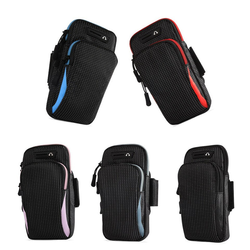 6.5 Inches Sports Bag Armband - Case Gym Fitness - Running Arm Band Bag - Cover Jogging Workout Pouch for Mobile Phone Key Money Card