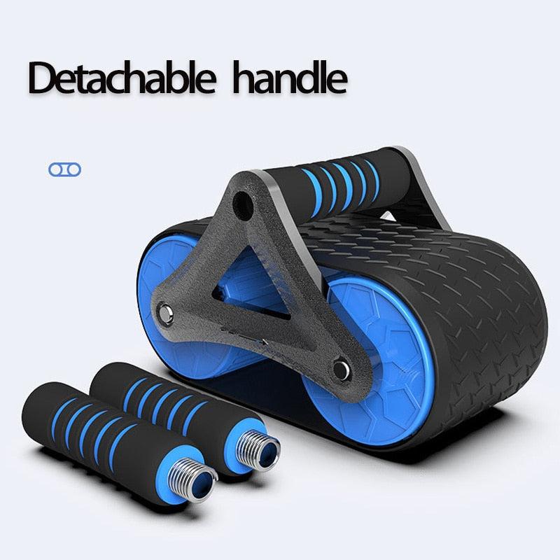 Abdominal Exerciser, Arm Muscles Bodybuilding Equipment, Ab Roller Wheel for Effective Abdominal and Core Strengthening, Automatic Rebound Abdominal Roller Wheel